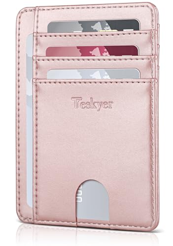 Slim RFID Blocking Leather Wallet for Men & Women