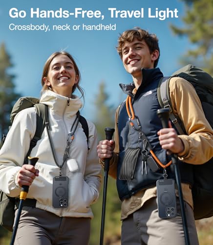 Torras Durable Anti-Theft Phone Strap, Black